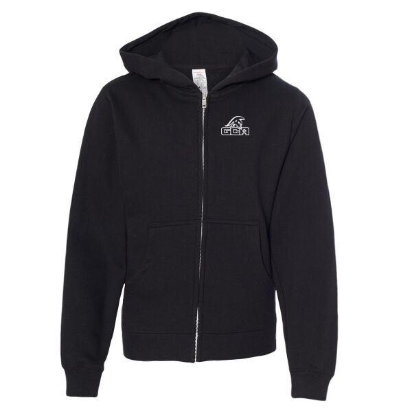 GCA Youth Zip-up - Youth Midweight Full-Zip Hooded Sweatshirt - Youth Midweight Full-Zip Hooded Sweatshirt Thumbnail