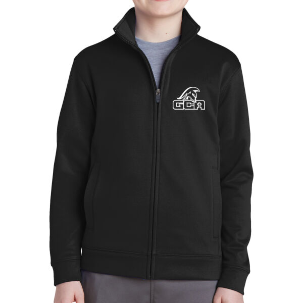 GCA Youth Sport-Wick® Fleece Full-Zip Jacket - Youth Sport Wick ® Fleece Full Zip Jacket Thumbnail