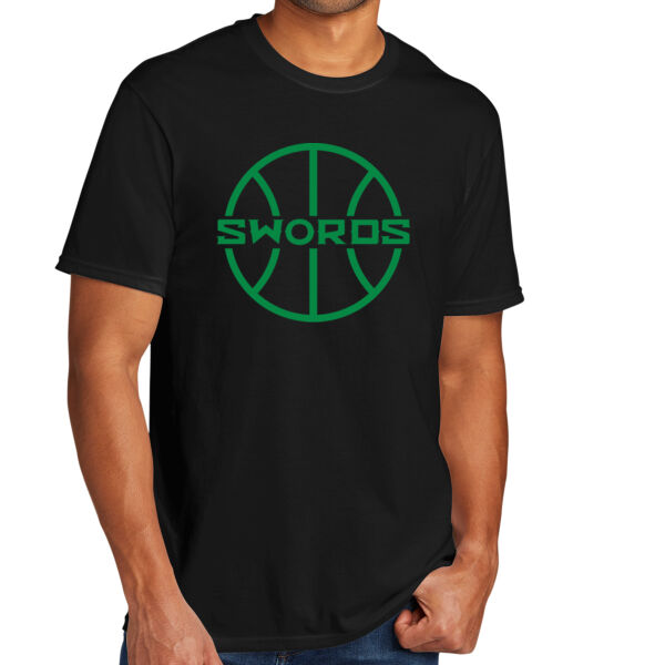 Swords Basketball T-Shirt Thumbnail